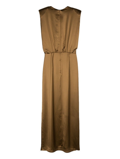 YVES SALOMON SATIN DRESS
