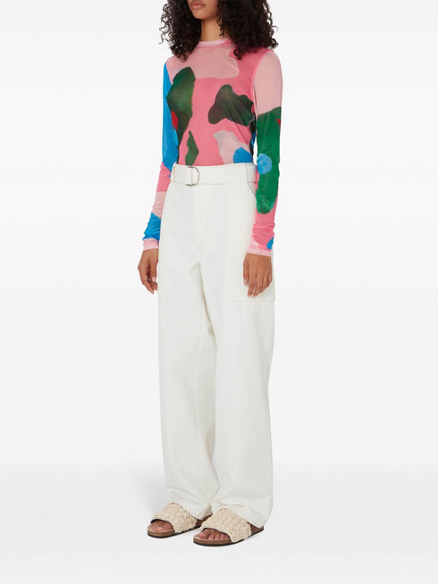 JW ANDERSON WIDE LEG CARGO TROUSERS