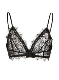 ANINE BING LACE BRA WITH TRIM
