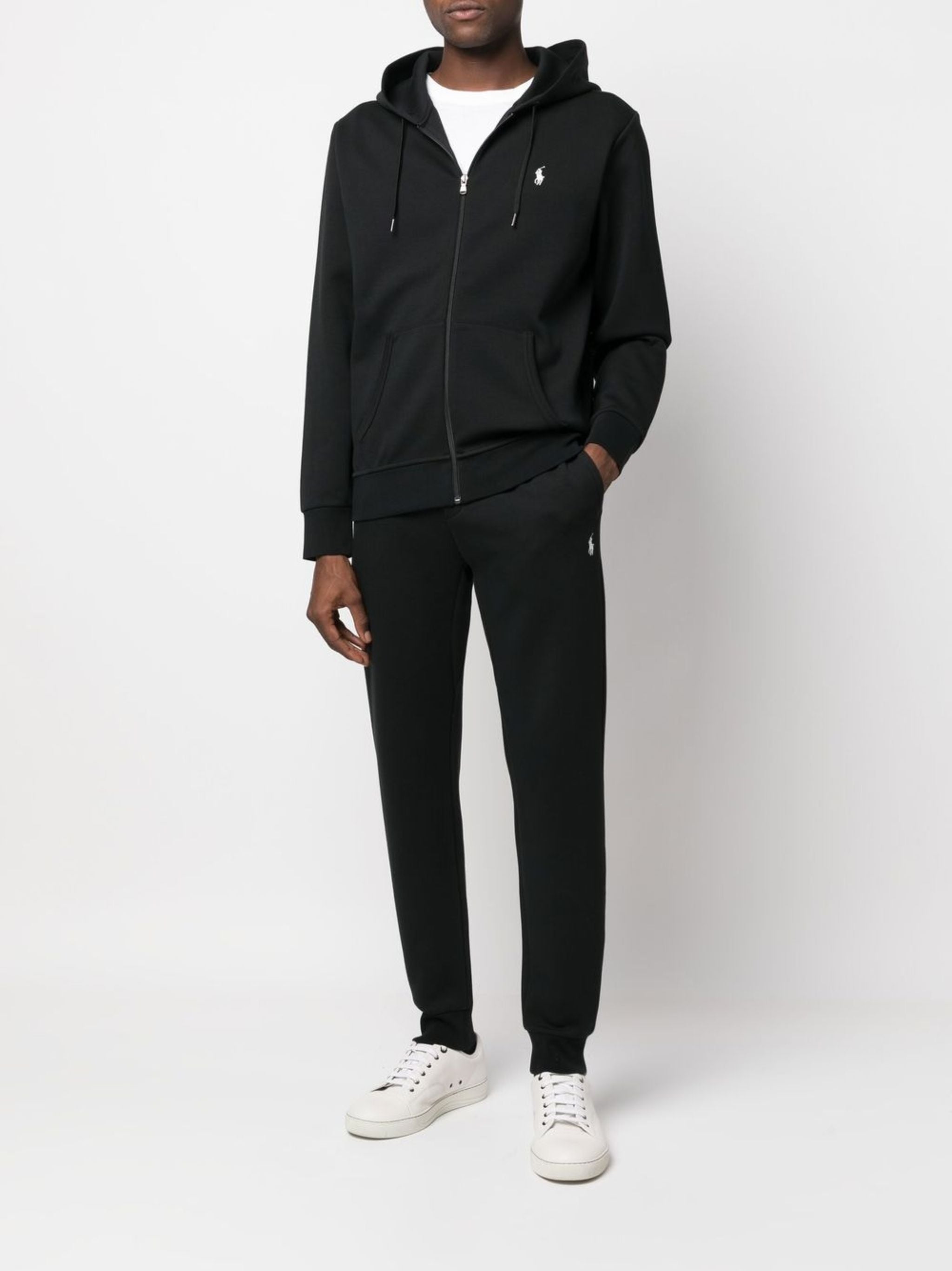 POLO RALPH LAUREN LOGO ZIP UP HOODIE