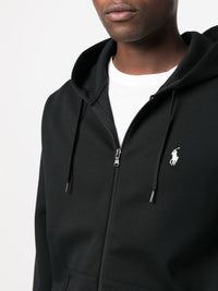 POLO RALPH LAUREN LOGO ZIP UP HOODIE