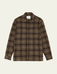 LES DEUX CHECK WOOL OVERSHIRT