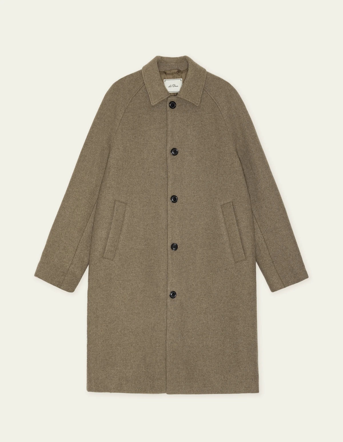LES DEUX SOLID WOOL COAT