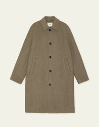LES DEUX SOLID WOOL COAT