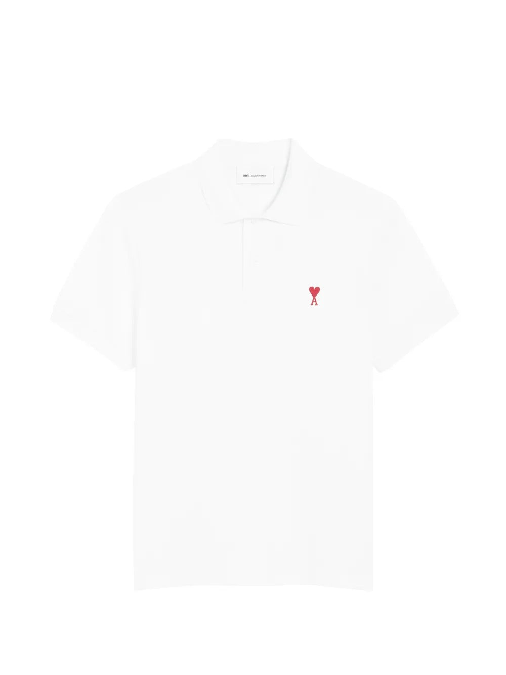 AMI PARIS RED ADC POLO