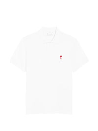 AMI PARIS RED ADC POLO