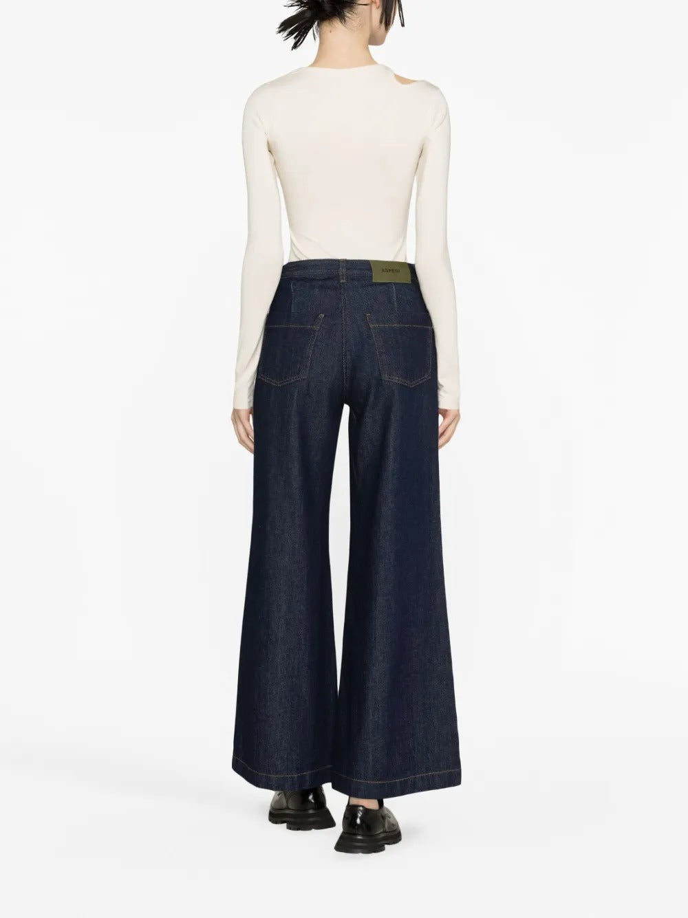 ASPESI WIDE LEG JEANS