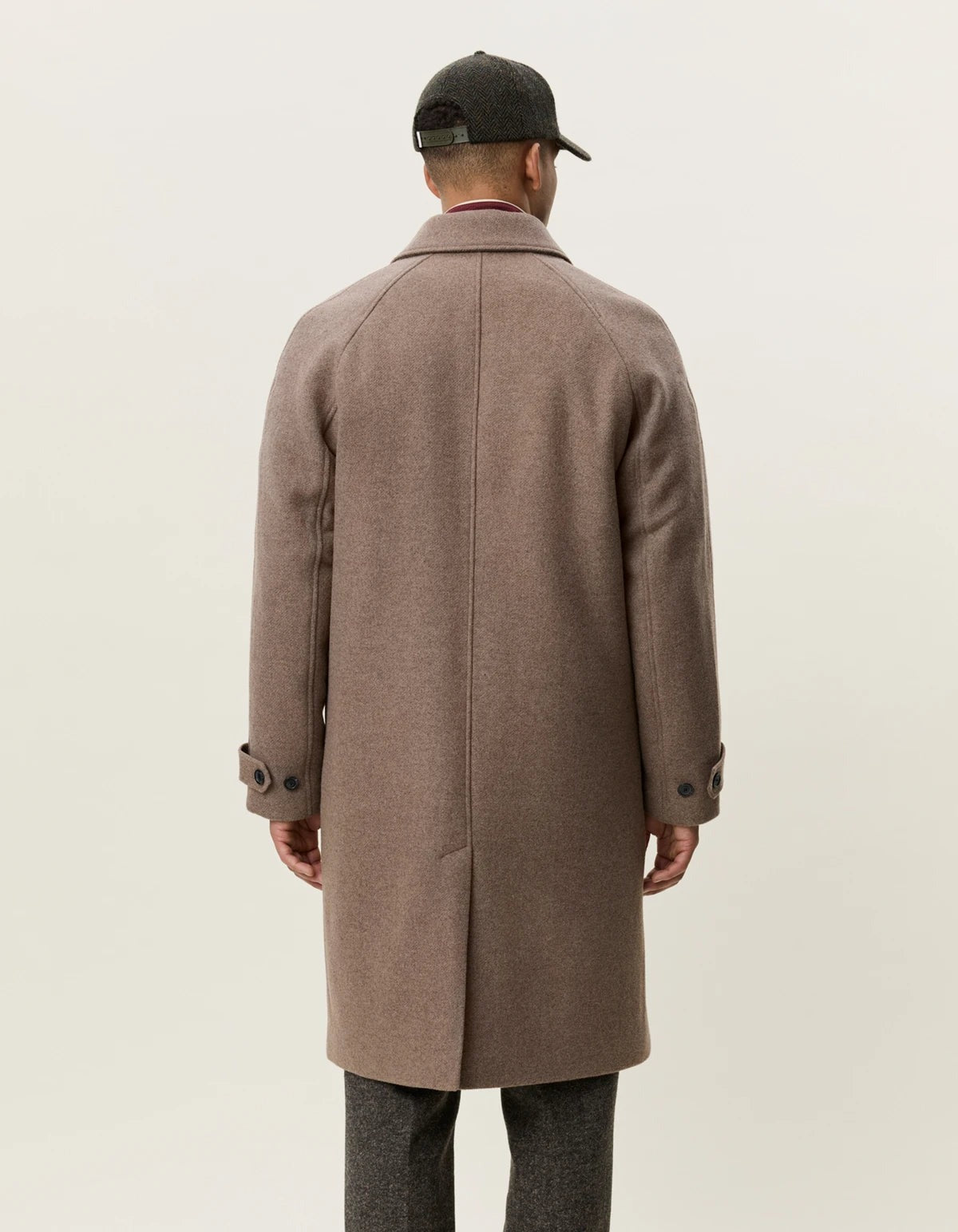 LES DEUX SOLID WOOL COAT
