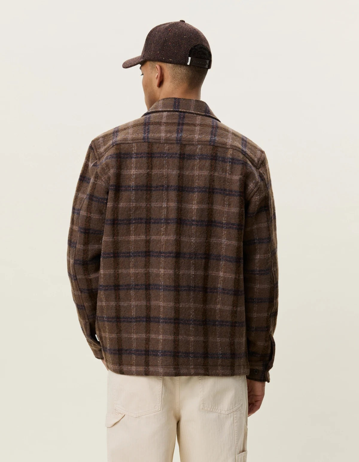 LES DEUX CHECK WOOL OVERSHIRT