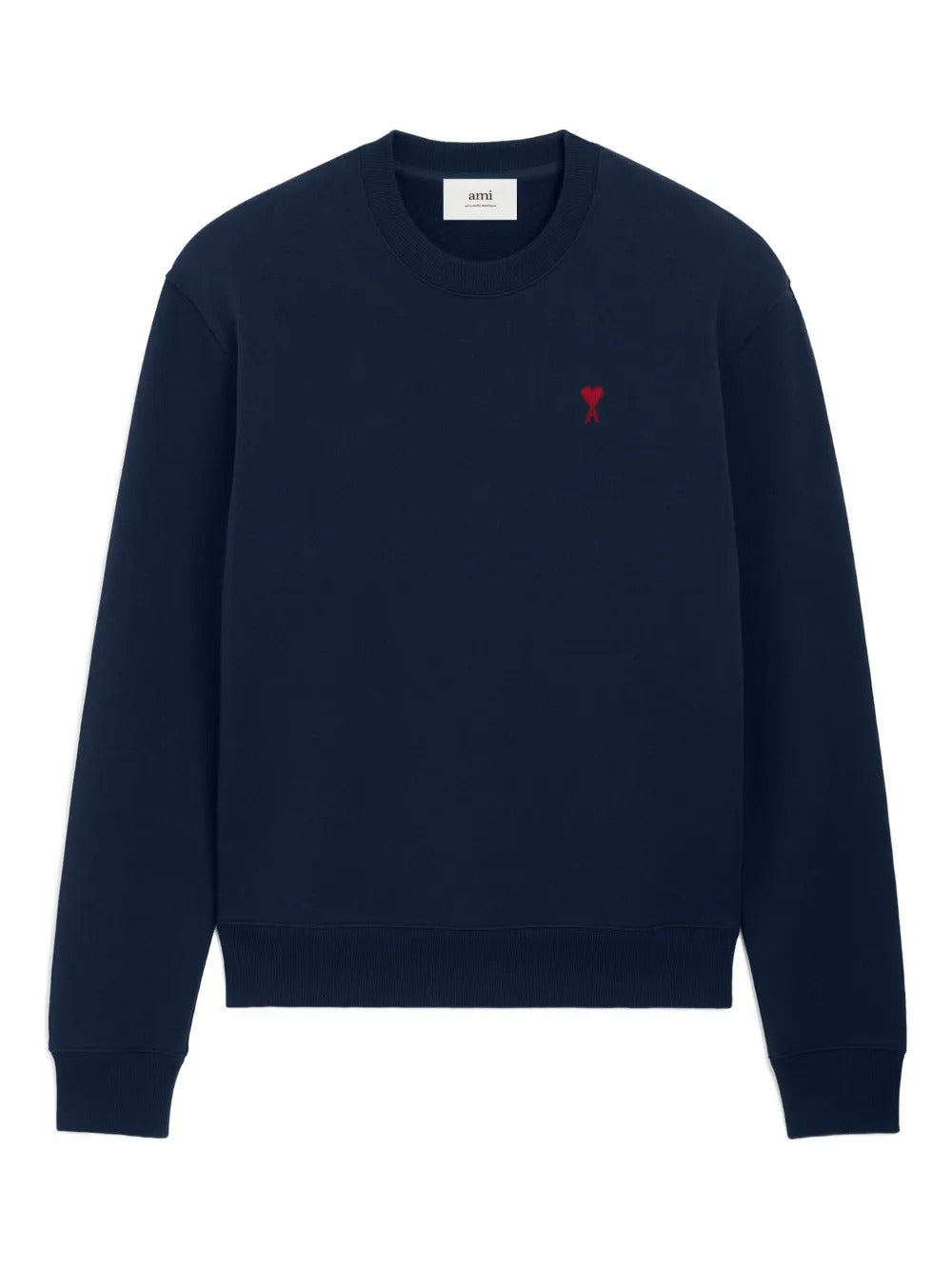 AMI PARIS RED ADC SWEAT