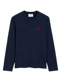 AMI PARIS RED ADC L/S T-SHIRT