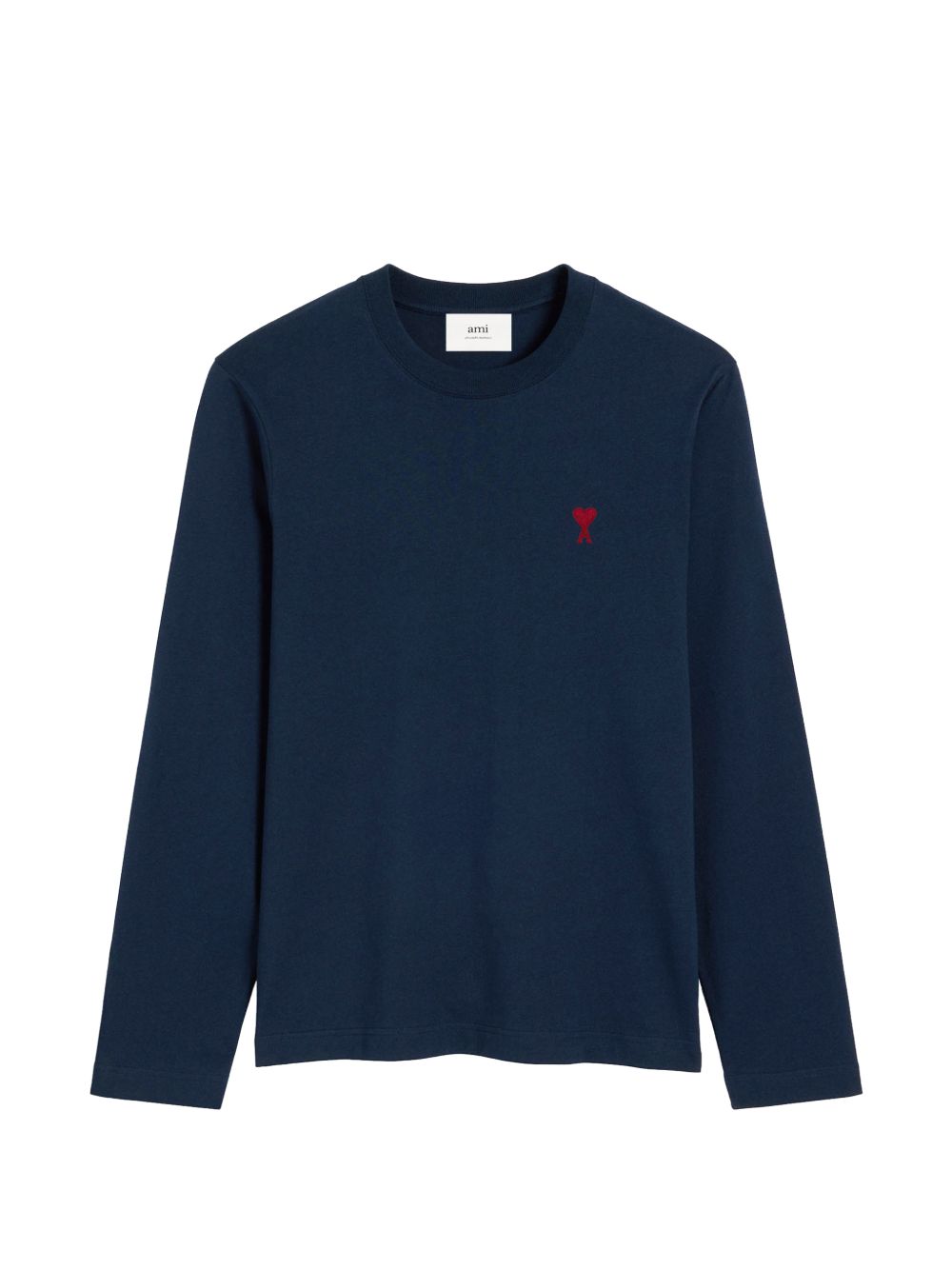 AMI PARIS RED ADC L/S T-SHIRT