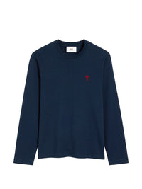 AMI PARIS RED ADC L/S T-SHIRT