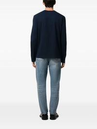 AMI PARIS RED ADC L/S T-SHIRT