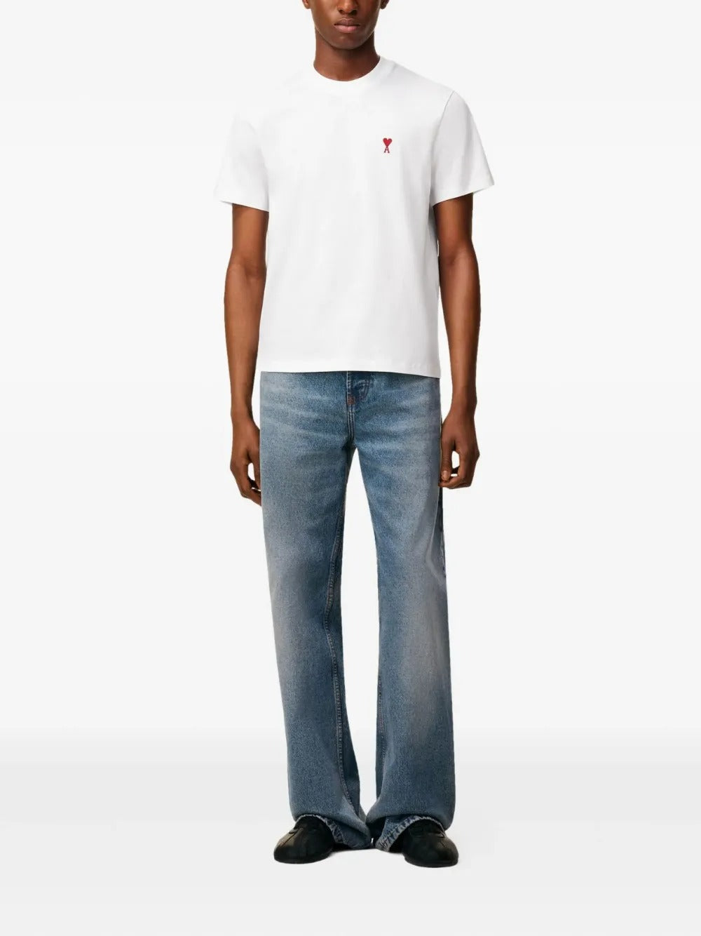 AMI PARIS RED ADC T-SHIRT