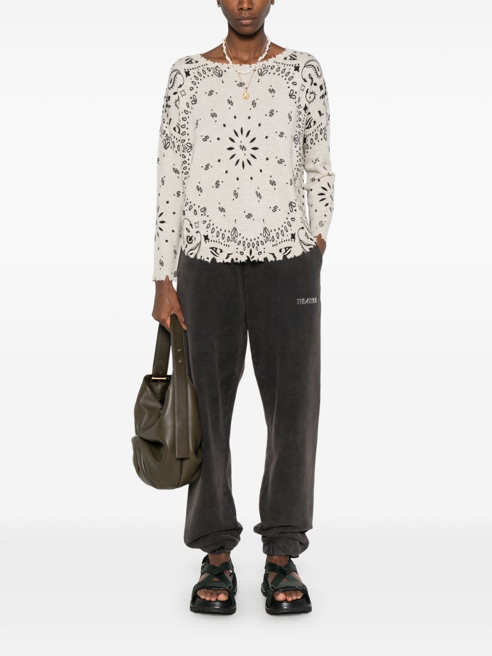 KUJTEN MELA BANDANA SWEATER