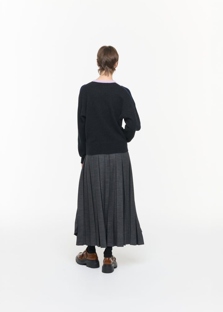 PLAN C PLEATED SKIRT