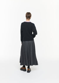 PLAN C PLEATED SKIRT