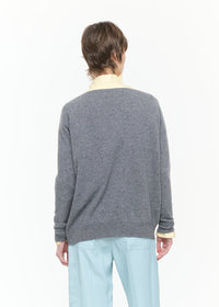 PLAN C DEEP V-NECK SWEATER