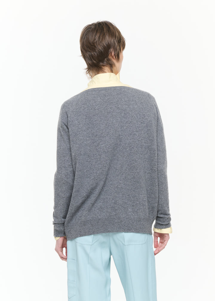 PLAN C DEEP V-NECK SWEATER
