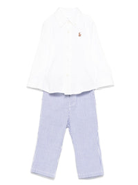 POLO RALPH LAUREN TROUSERS AND SHIRT SET