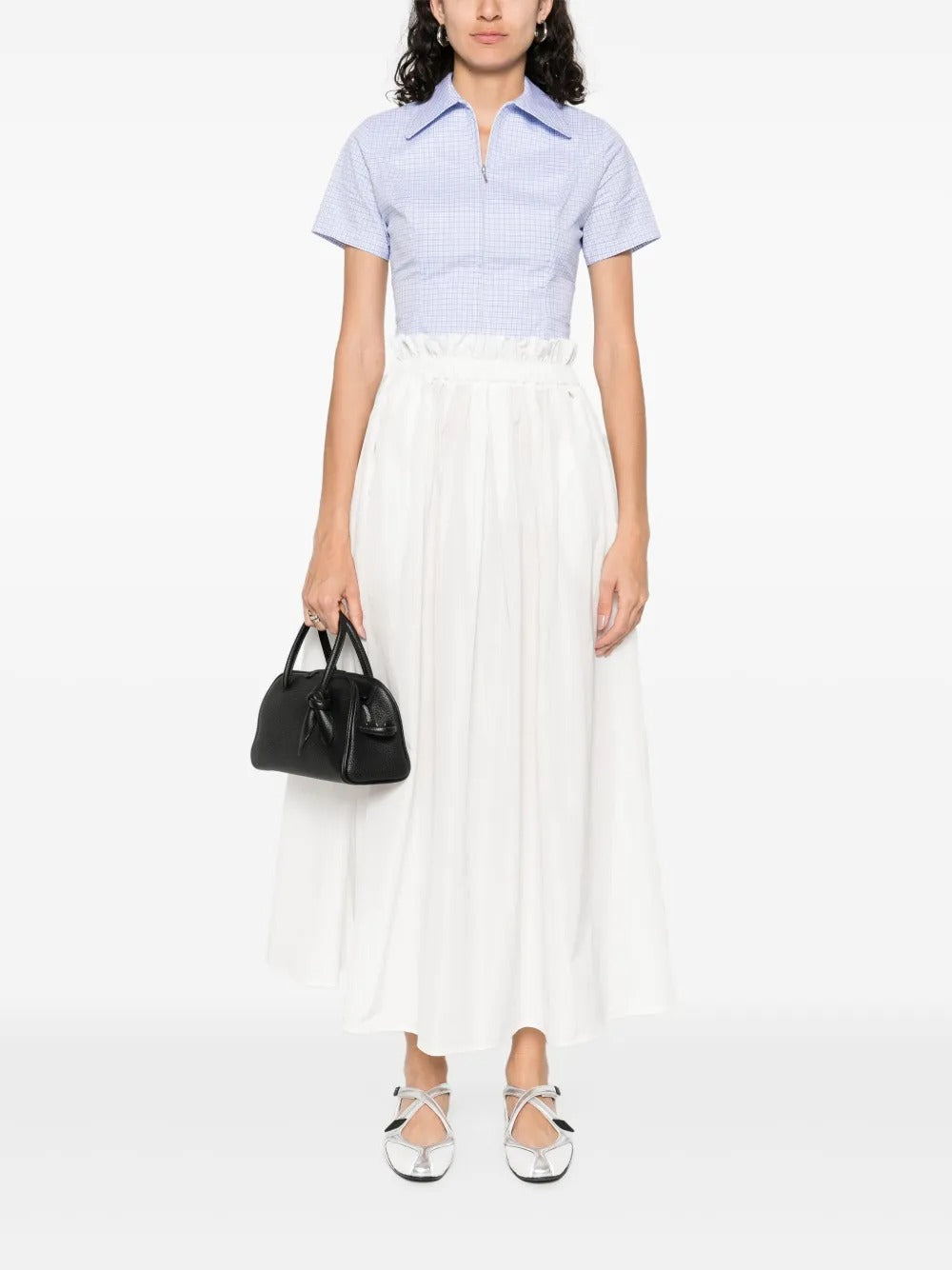 HERNO TAFFETA SKIRT