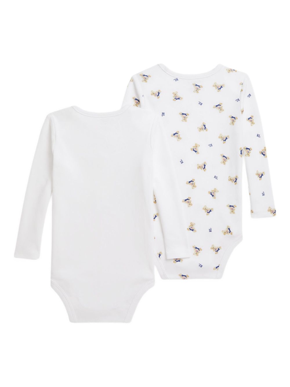 POLO RALPH LAUREN BEAR BODYSUIT (PACK OF 2)