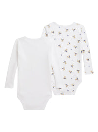 POLO RALPH LAUREN BEAR BODYSUIT (PACK OF 2)