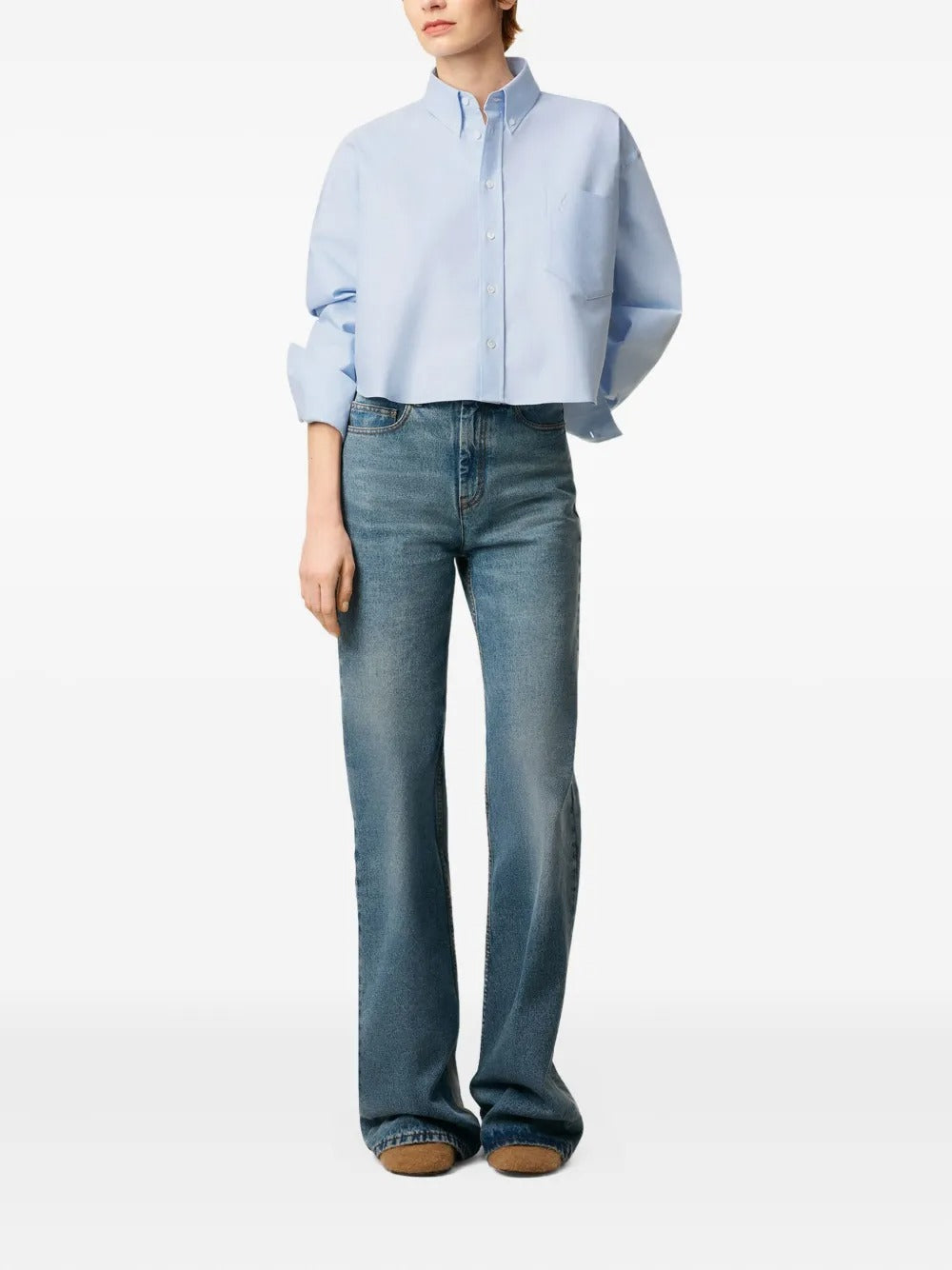 AMI PARIS ADC CROPPED SHIRT
