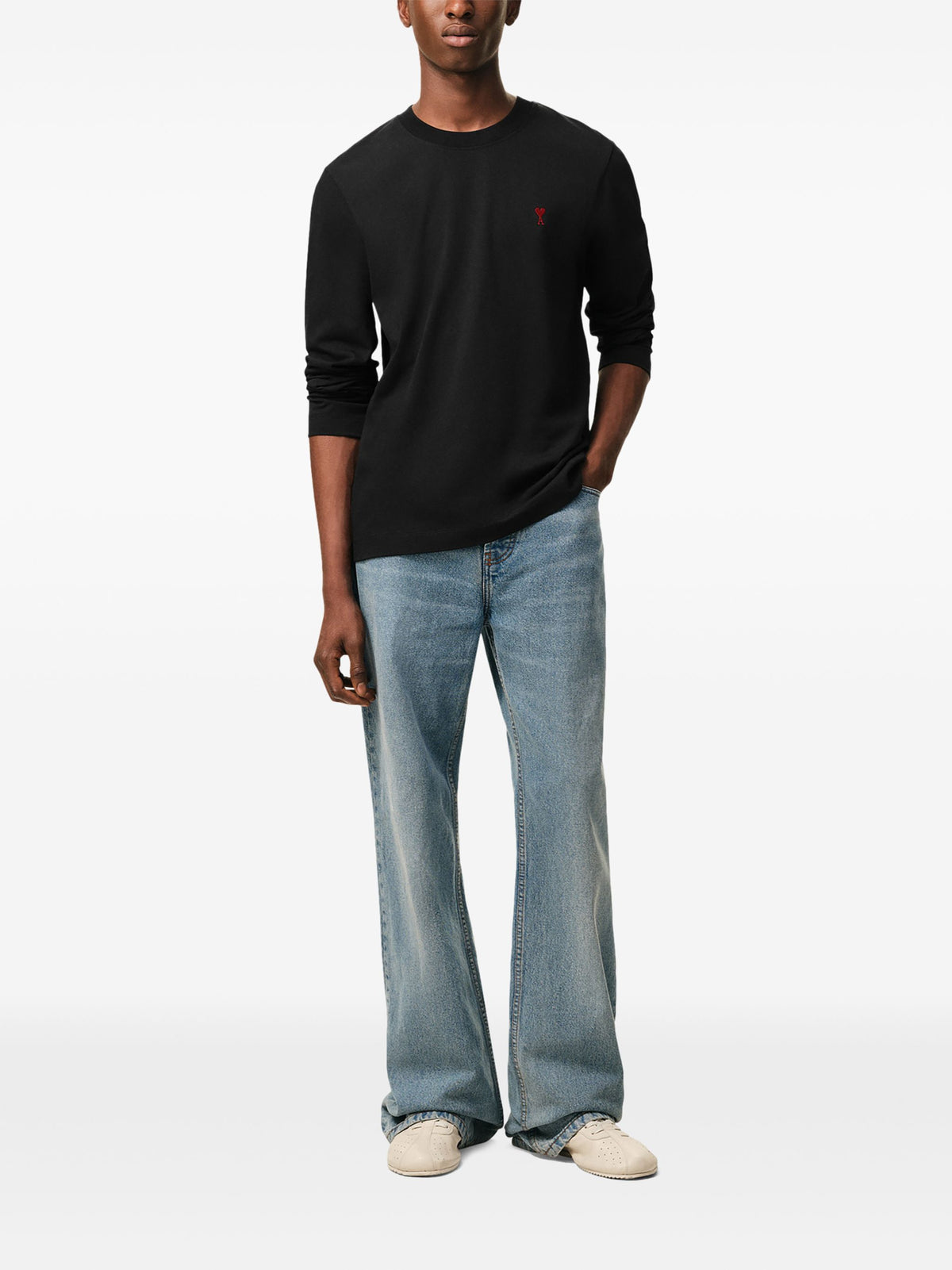 AMI PARIS RED ADC T-SHIRT