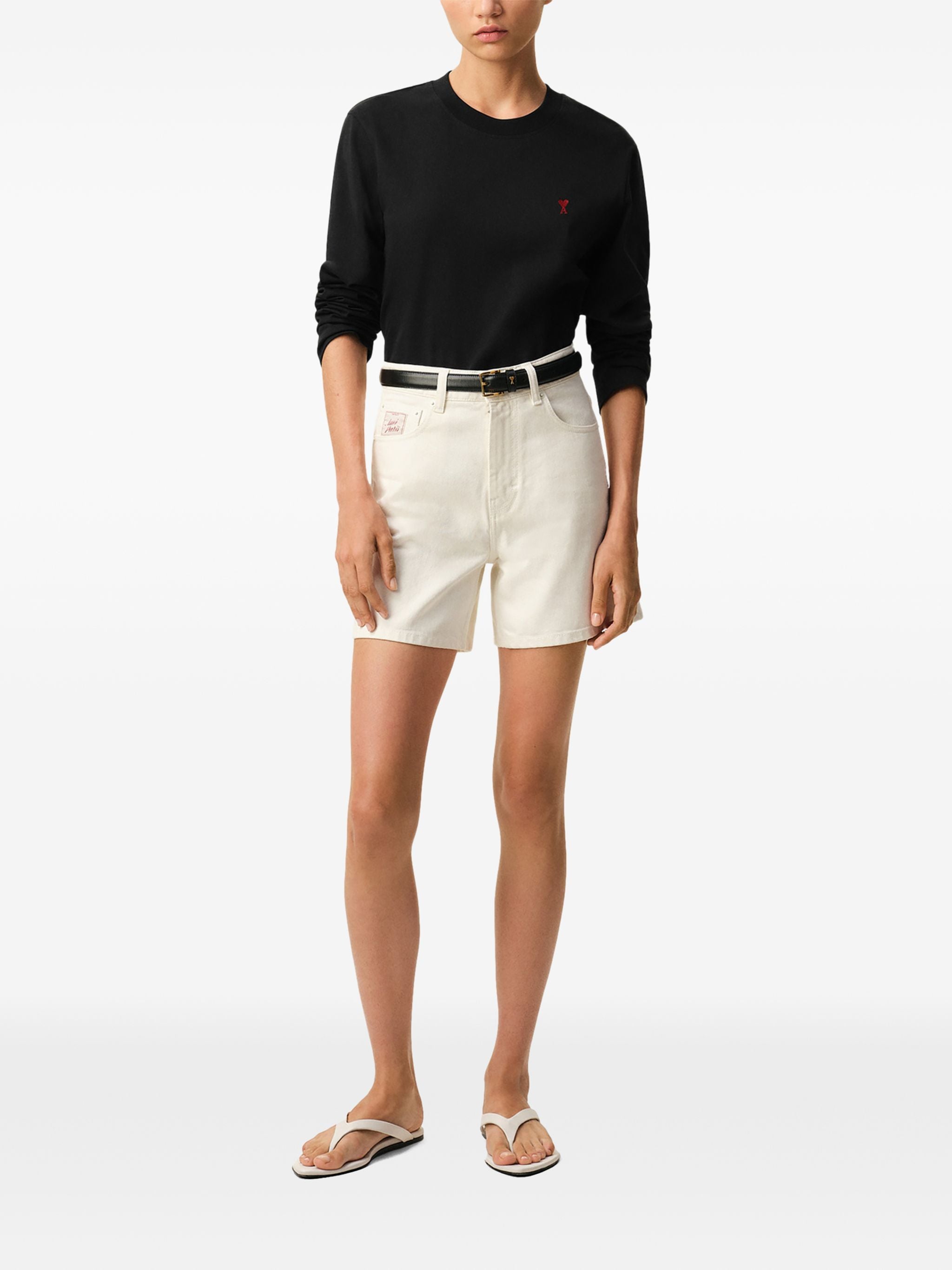 AMI PARIS RED ADC T-SHIRT