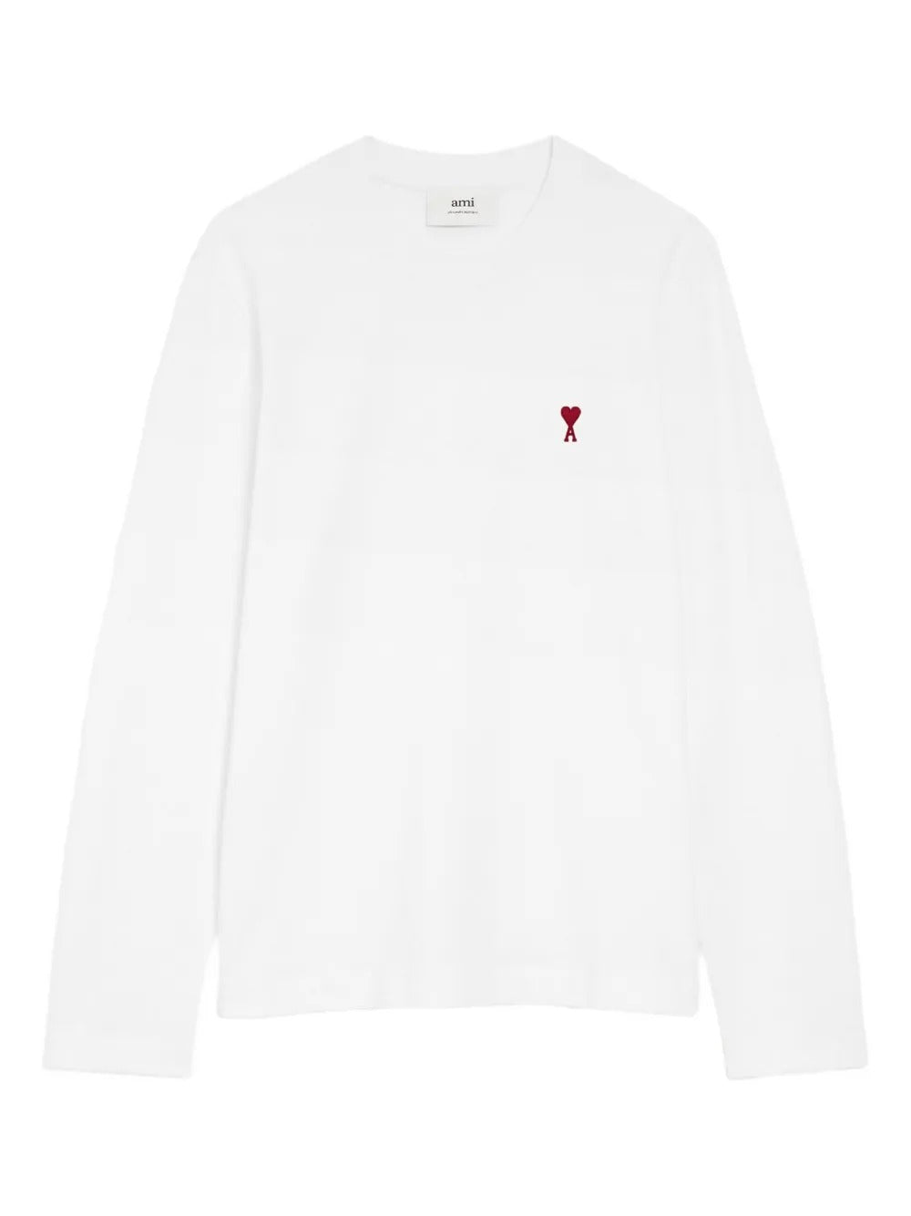 AMI PARIS RED ADC L/S T-SHIRT