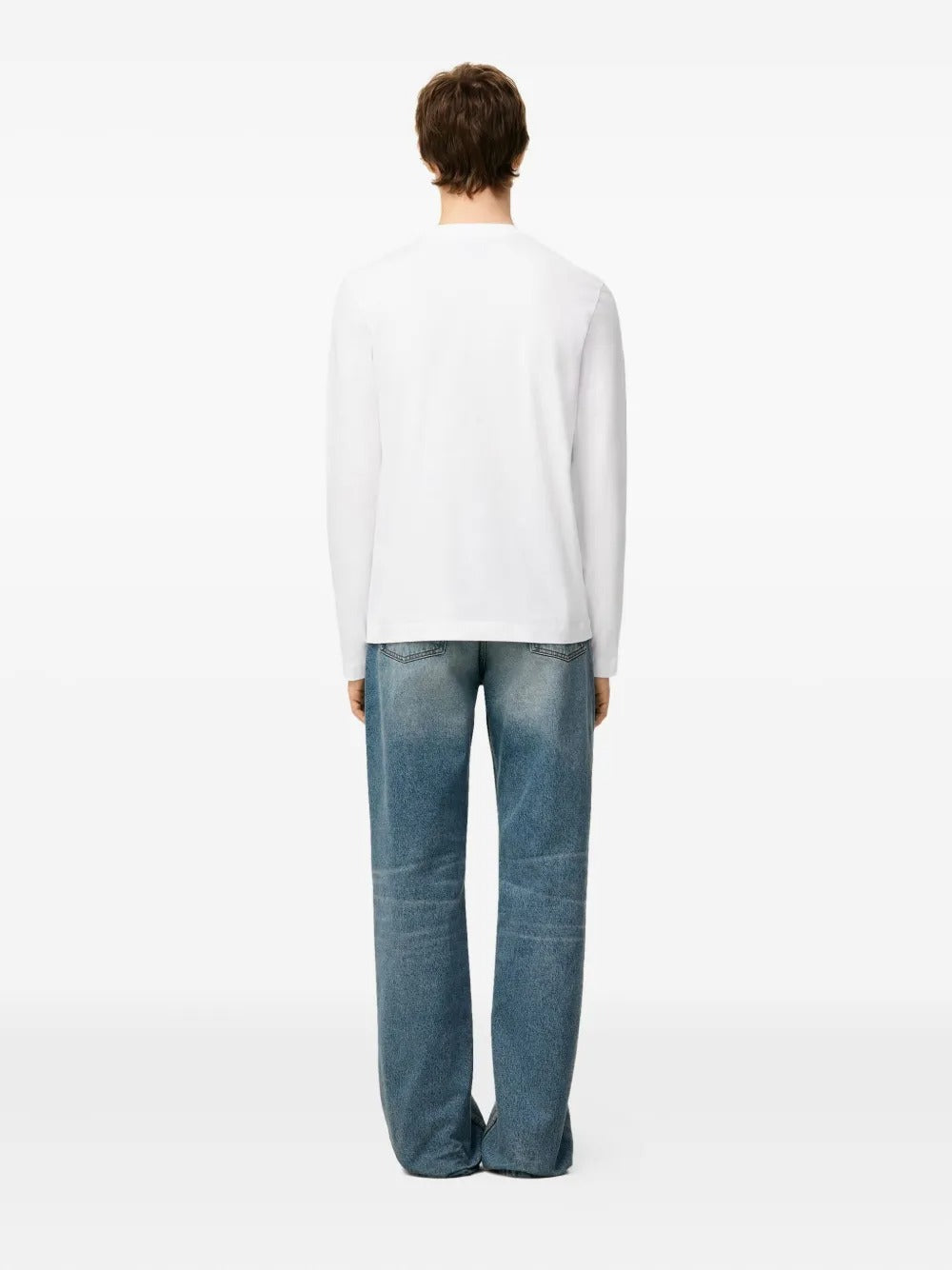 AMI PARIS RED ADC L/S T-SHIRT