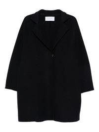 HARRIS WHARF LONDON RAGLAN CAPE BOILED WOOL