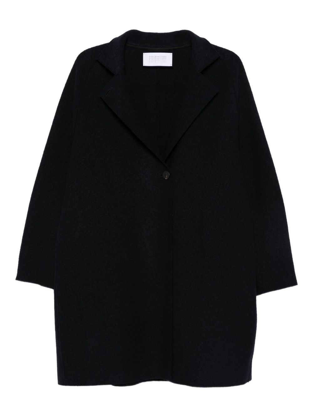 HARRIS WHARF LONDON RAGLAN CAPE BOILED WOOL