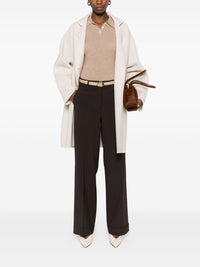 HARRIS WHARF LONDON RAGLAN CAPE BOILED WOOL