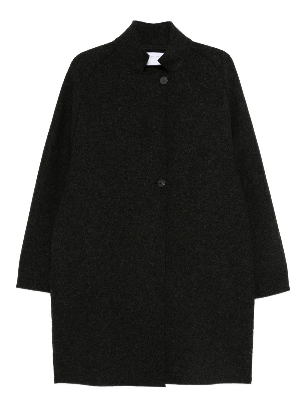 HARRIS WHARF LONDON RAGLAN CAPE BOILED WOOL