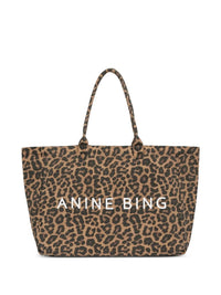 ANINE BING LEO CANVAS TOTE