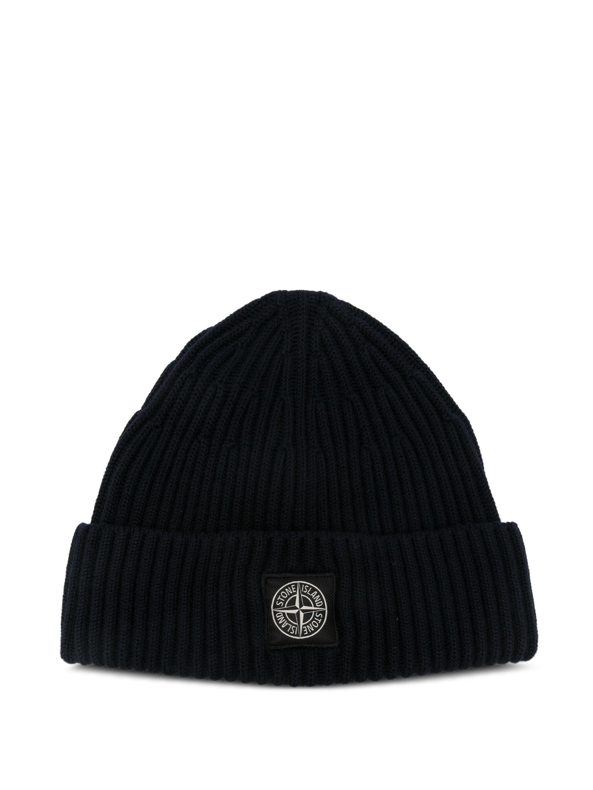 STONE ISLAND RIB KNIT BEANIE