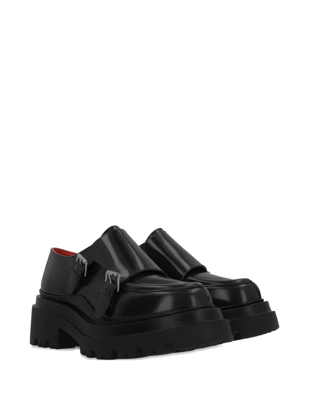 PLAN C LOAFERS WITH BUCKLES