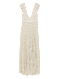 FORTE FORTE DIAMOND JERSEY PLISSE' DRESS