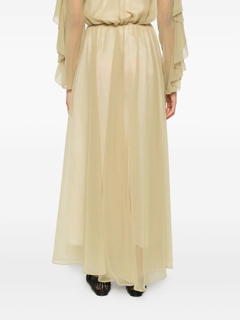 FORTE FORTE LONG SHIFFON SKIRT
