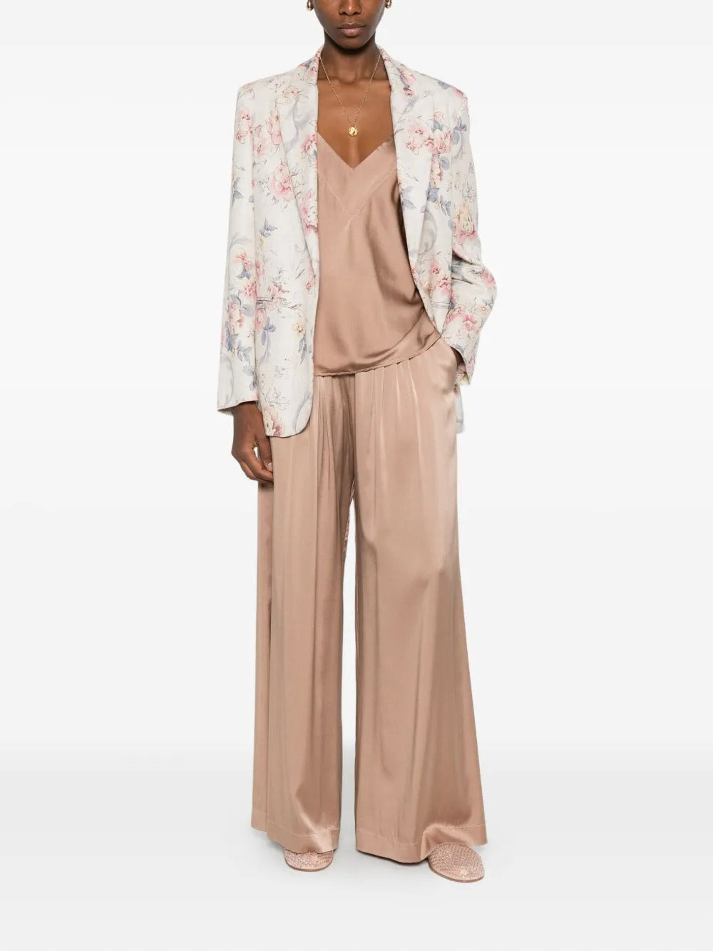 FORTE FORTE FLORAL BLAZER
