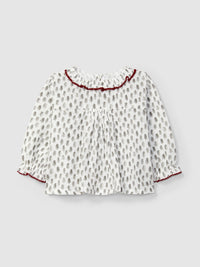 SNUG PRINT BLOUSE