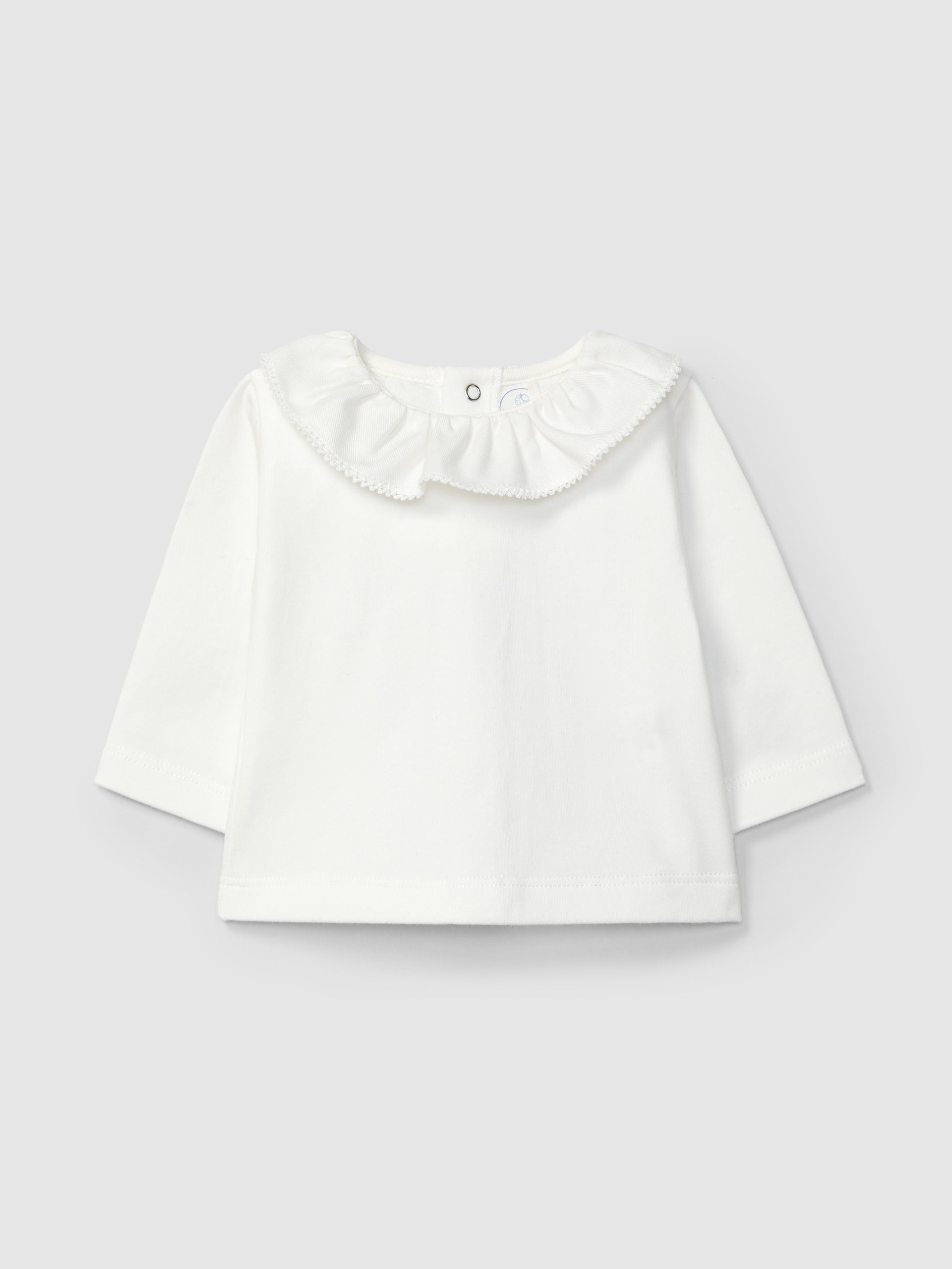 LARANJINHA RUFFLED COLLAR SHIRT