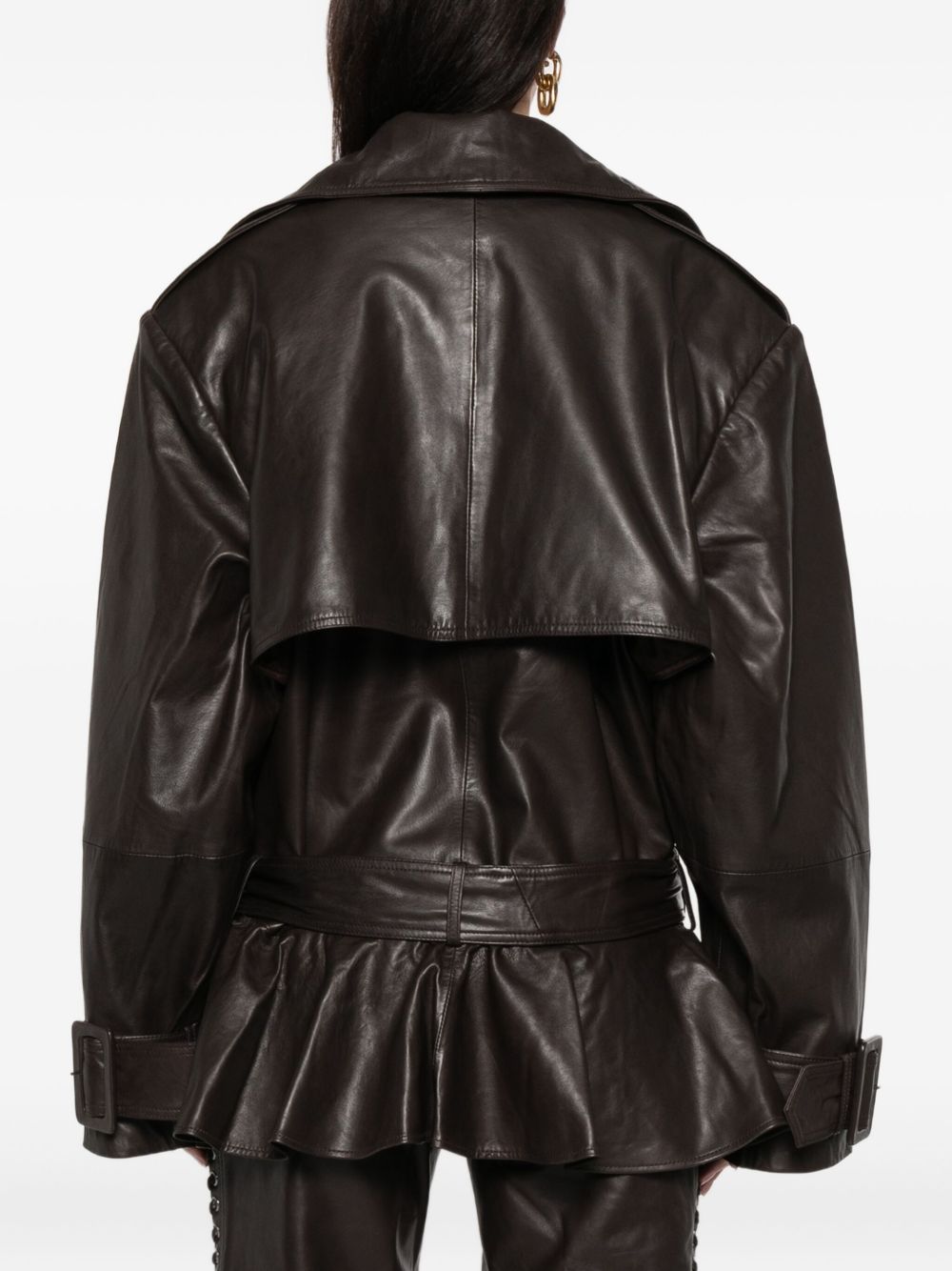 ROTATE BIKER LEATHER JACKET