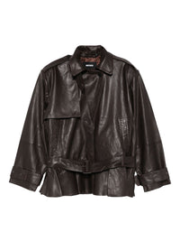 ROTATE BIKER LEATHER JACKET