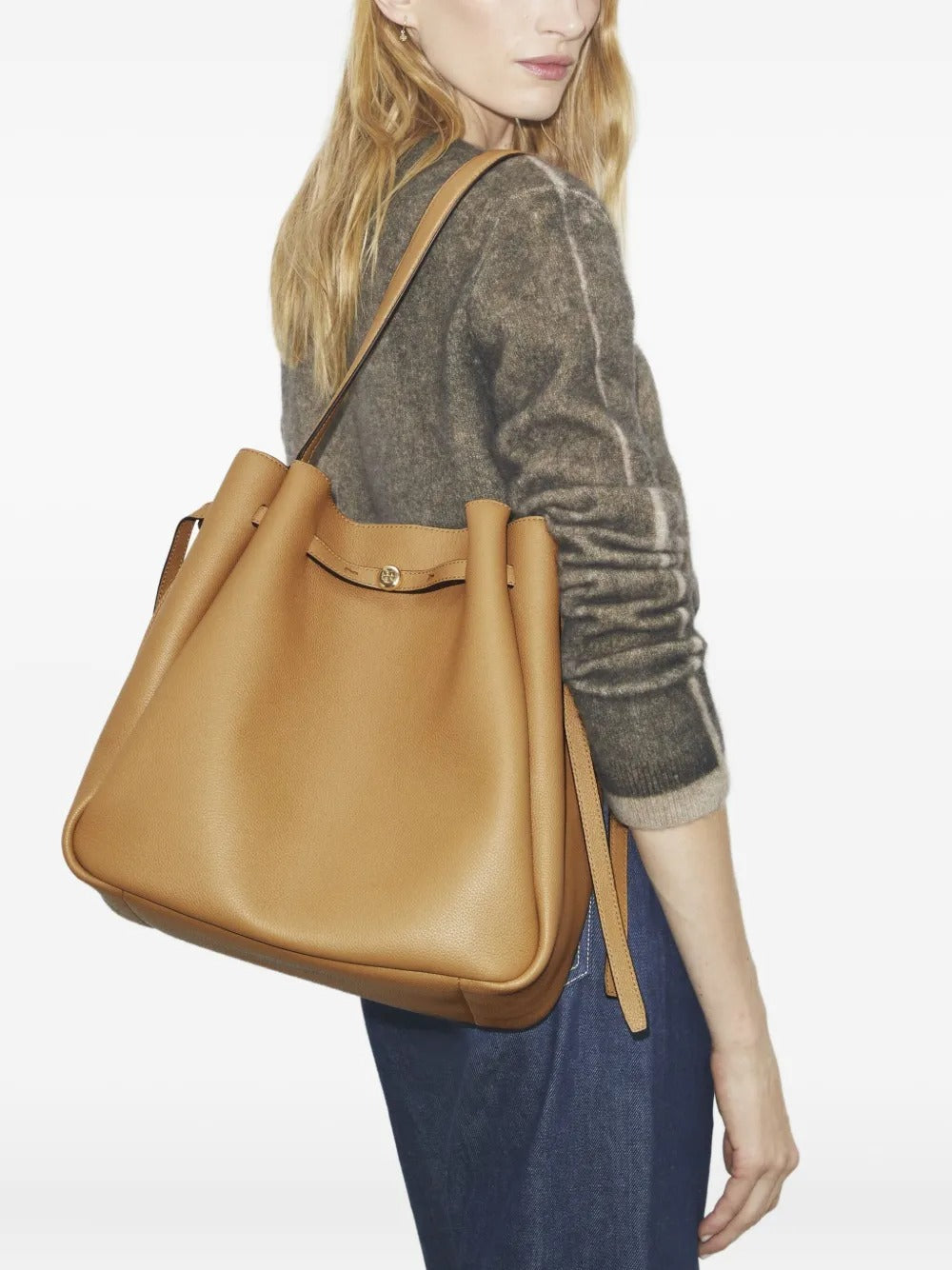 TORY BURCH ROMY LARGE BUCKET BAG