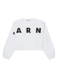 MARNI LOGO CROPPED SWEAT