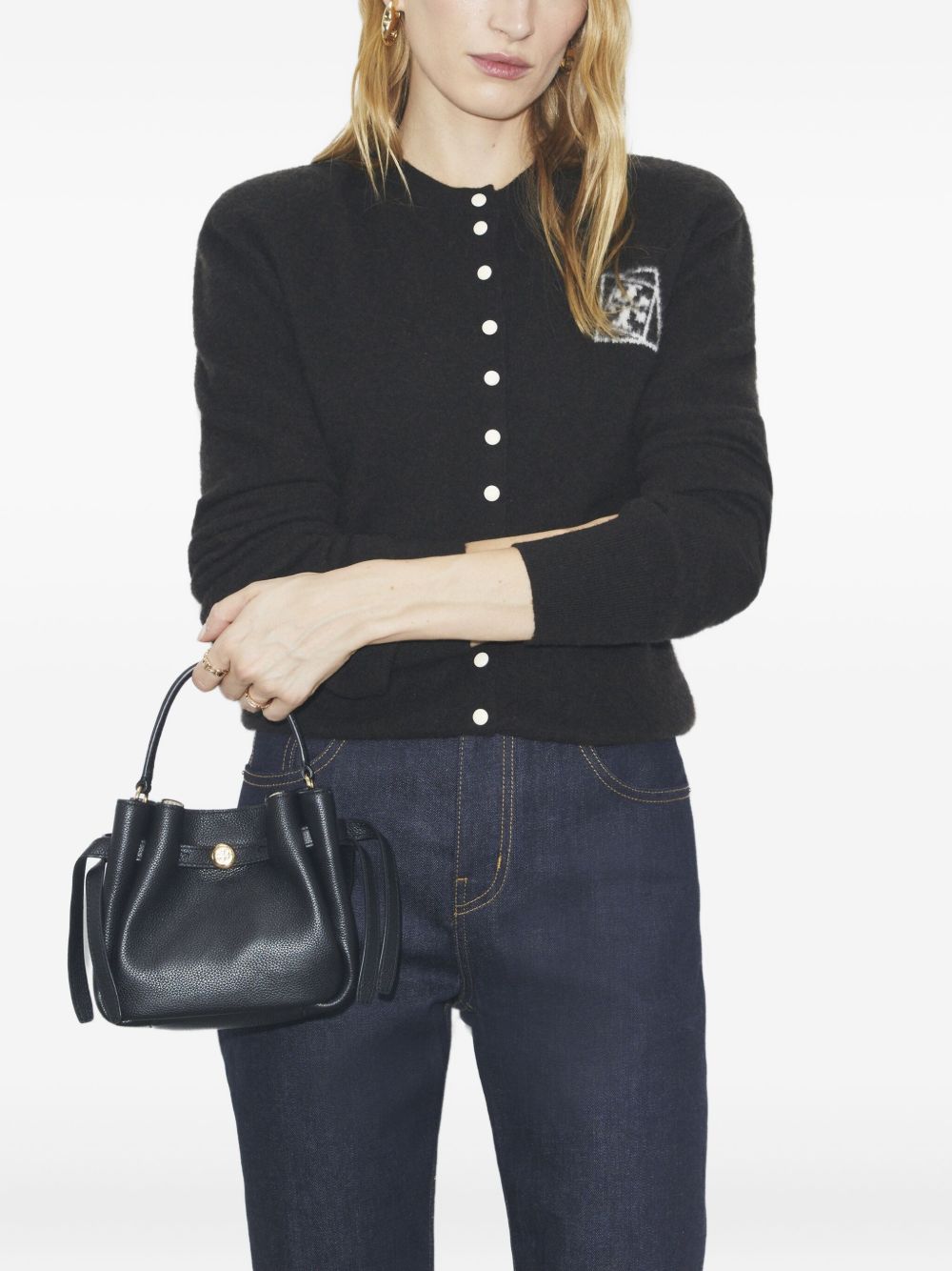 TORY BURCH ROMY MINI BUCKET BAG